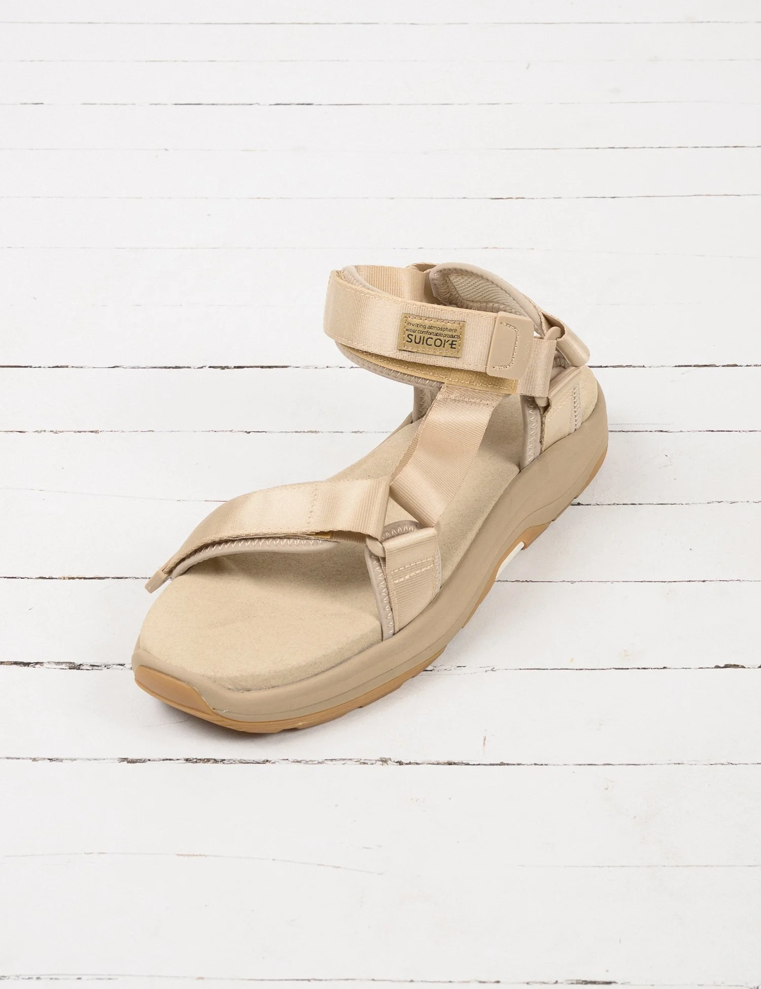 サンダル SUICOKE Men Sandals Beige OG3322 LIMESTONE Beige Suicoke Moto-Run | SVD